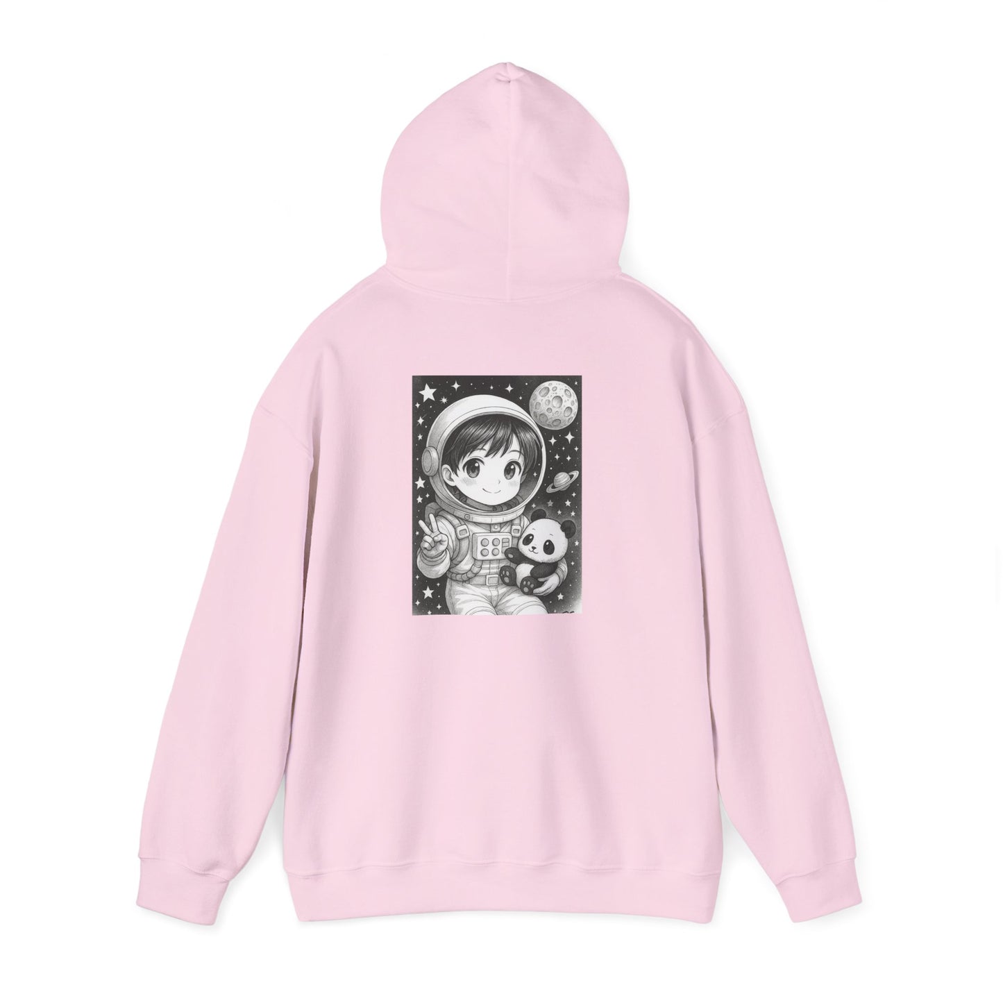 Inspirational Astronaut Hoodie, Unisex Space Sweatshirt, Motivational Gift for Dreamers, Cosmic Style, Unique Graphic Design